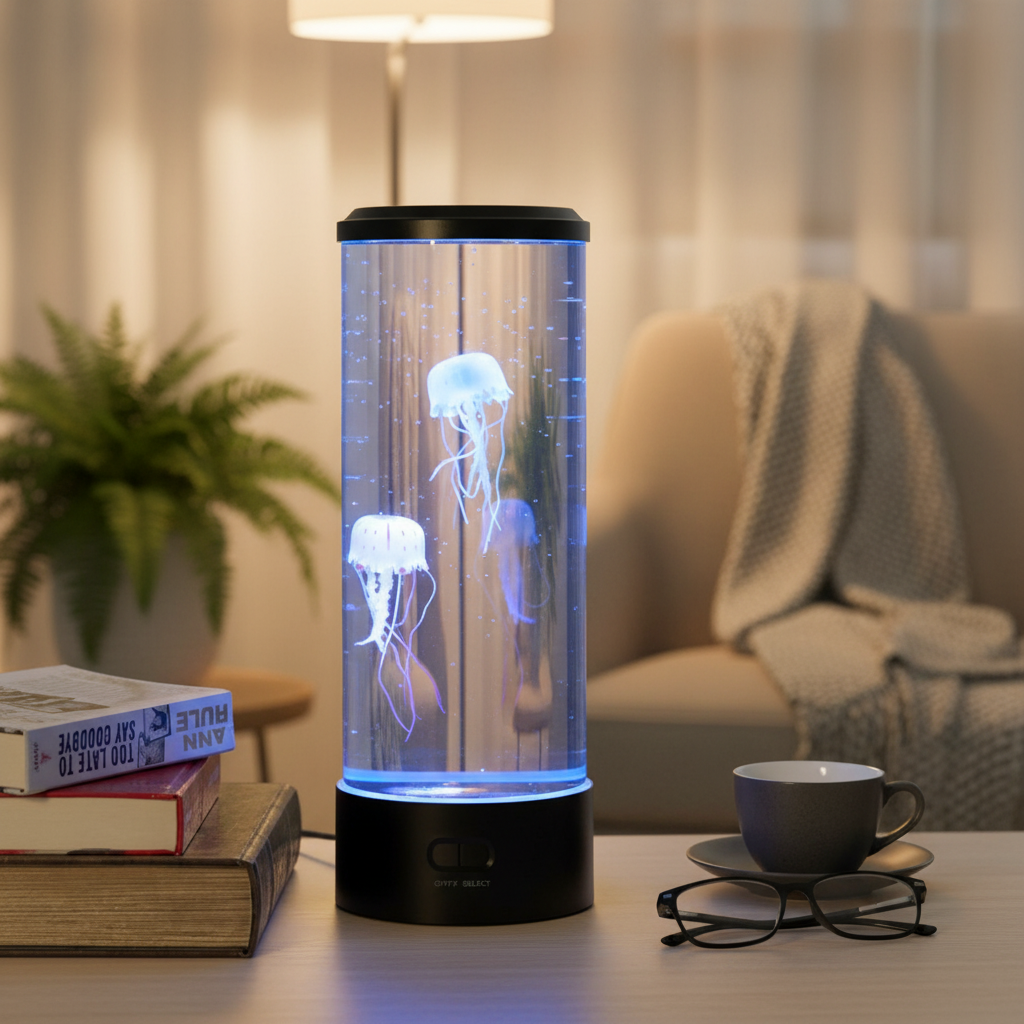 KwallenLamp - Aquarium Sfeerverlichting - 5 Kleuren - USB nachtlamp