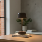 Scandinavische Moderne Tafellamp – Minimalistisch Design – Donkergroen, Rood, Geel of Bruin