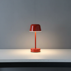 Scandinavische Moderne Tafellamp – Minimalistisch Design – Donkergroen, Rood, Geel of Bruin