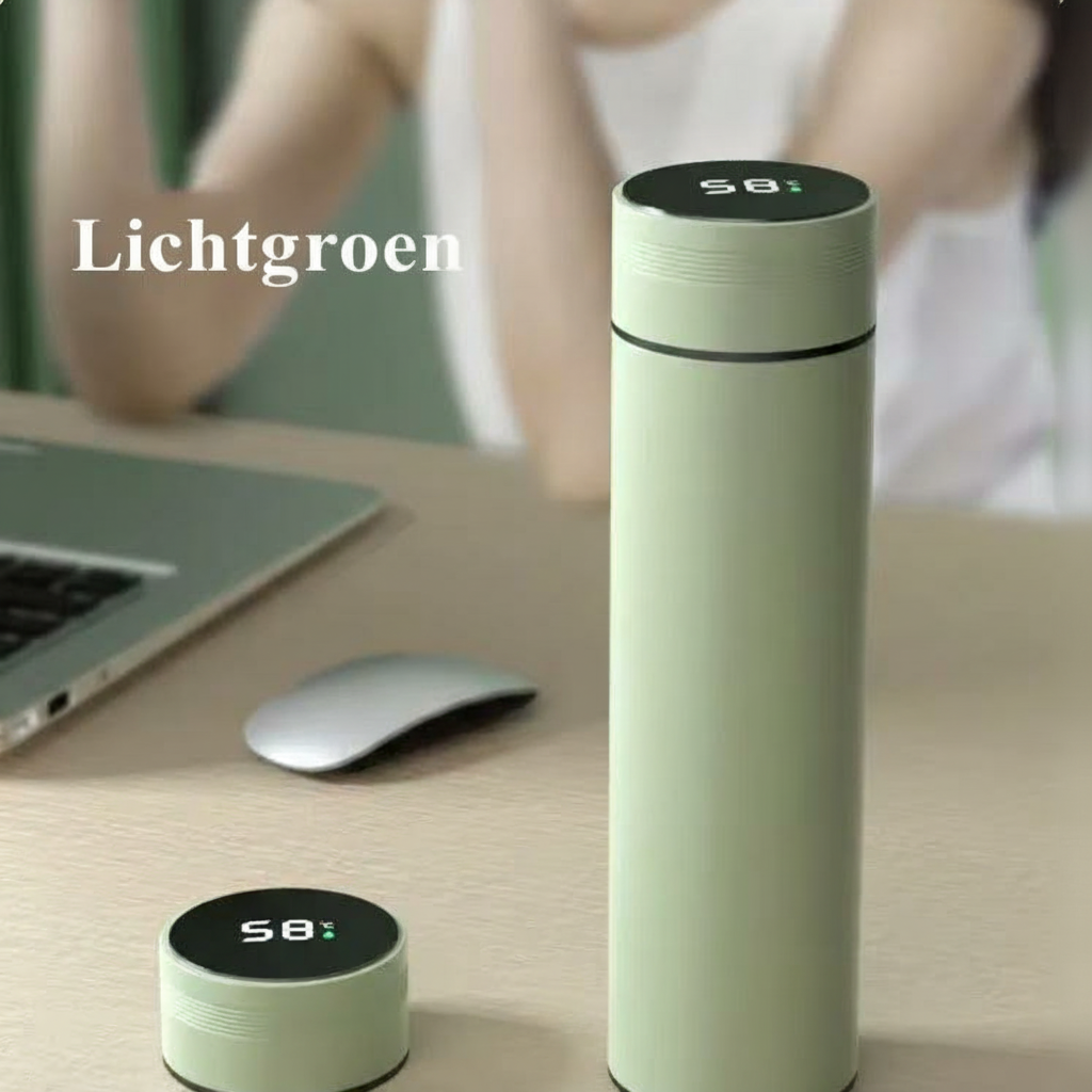 500ML Thermosfles met Temperatuurweergave – RVS Geïsoleerde Drinkfles