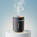Humidify – compacte luchtbevochtiger met LED-verlichting (zwart/wit)