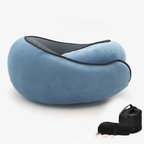Travel Neck Pillow Non-Deformed Airplane Pillow Travel Neck Cushion Durable U-Shaped Travel Memory Cotton Nap Neck Pillow
