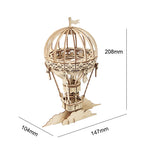 3D Houten Puzzel Bouwset - Creatieve DIY Decoratie van Natuurhout