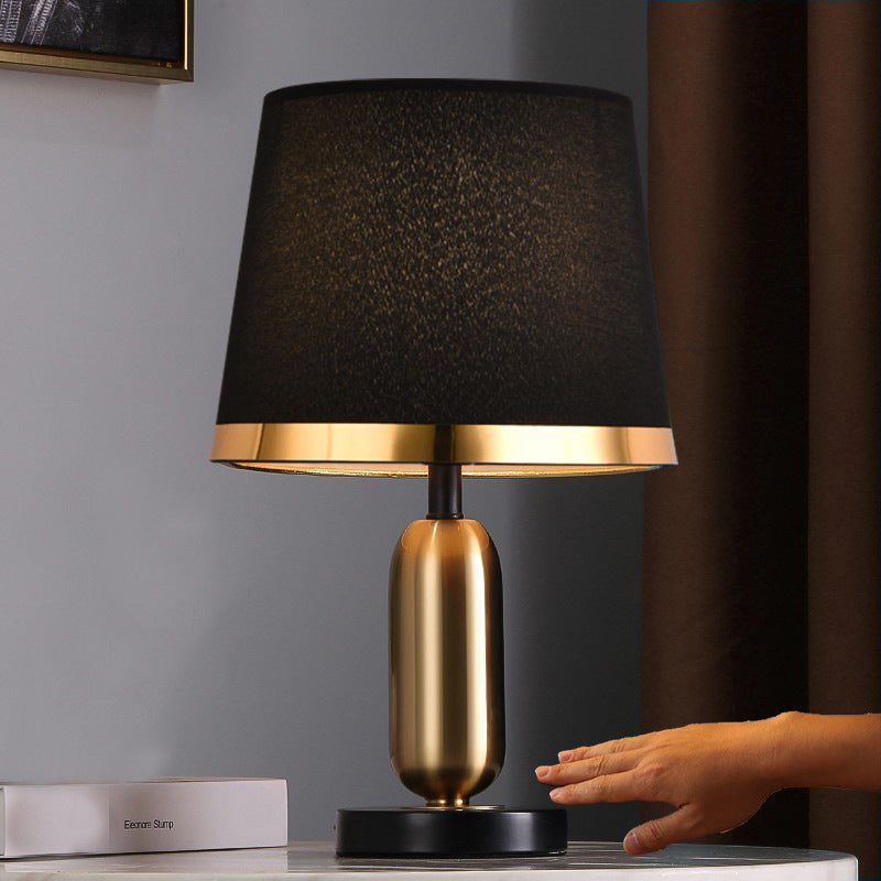 LumiTouch – Sfeervolle Bedlamp Tafellamp Zwart/Goud