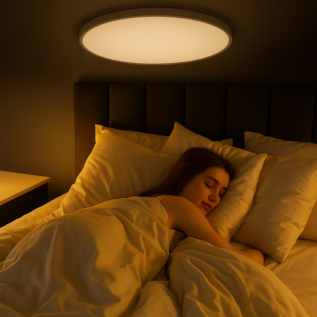 Dimbare Smart LED Plafondlamp 24W - zwart - 16 miljoen kleuren