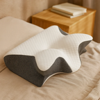 SleepAlign Pro – Orthopedisch Nek Kussen Wit/Zwart/Grijs