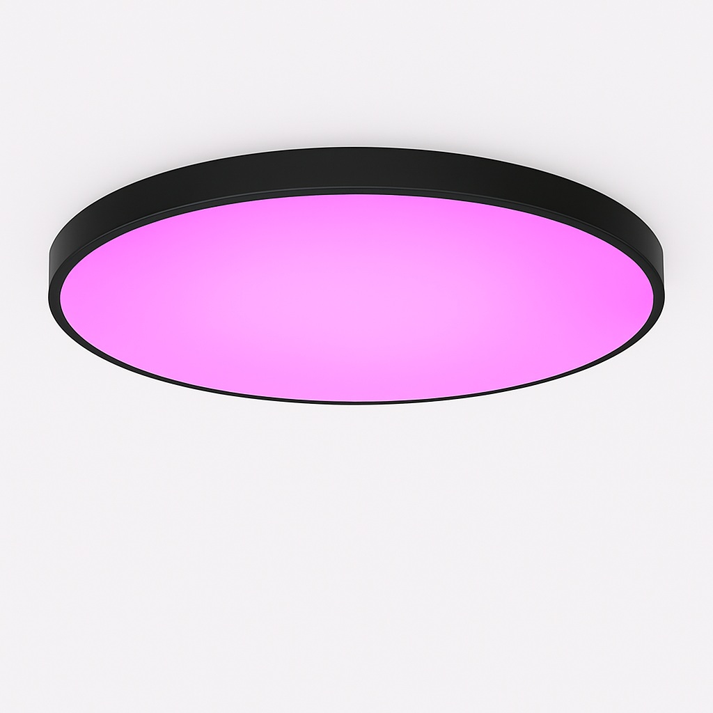 Dimbare Smart LED Plafondlamp 24W - zwart - 16 miljoen kleuren