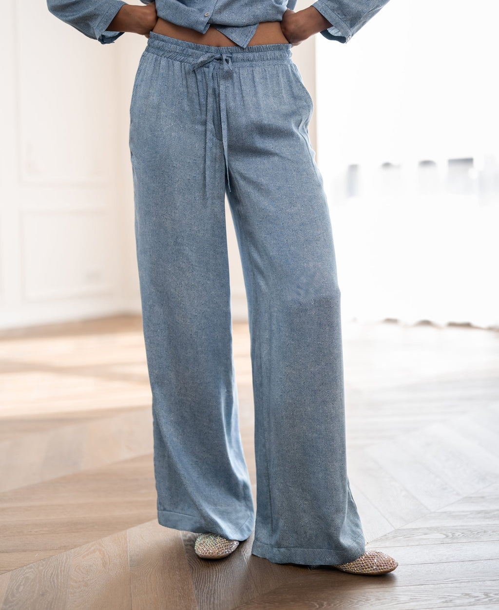 OLIVIA | Pantalon Jeans print
