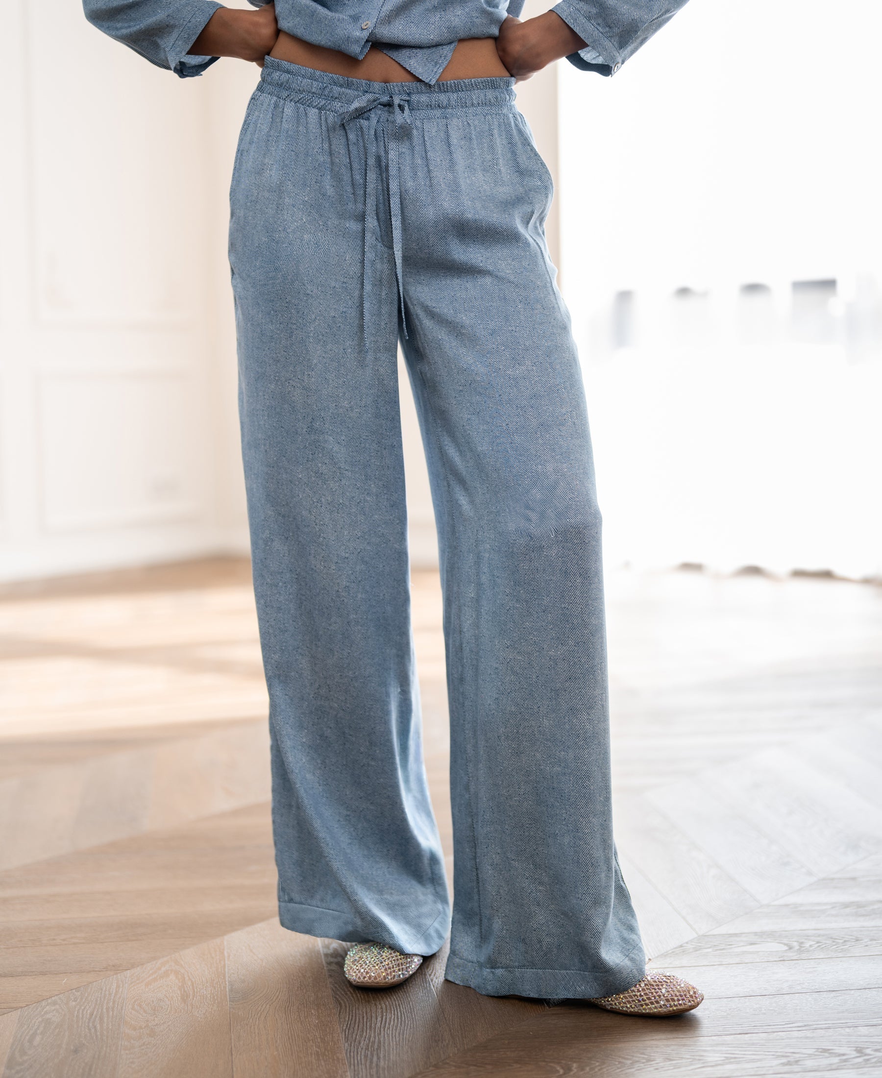 OLIVIA | Pantalon Jeans print