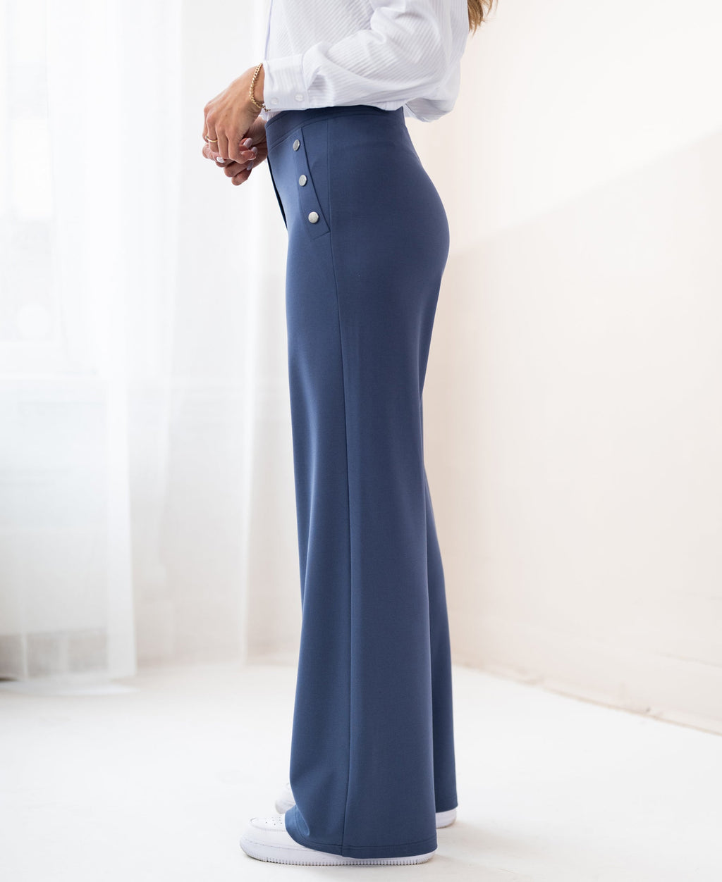NOVA | Pantalon Jeansblauw Luxe Comfort