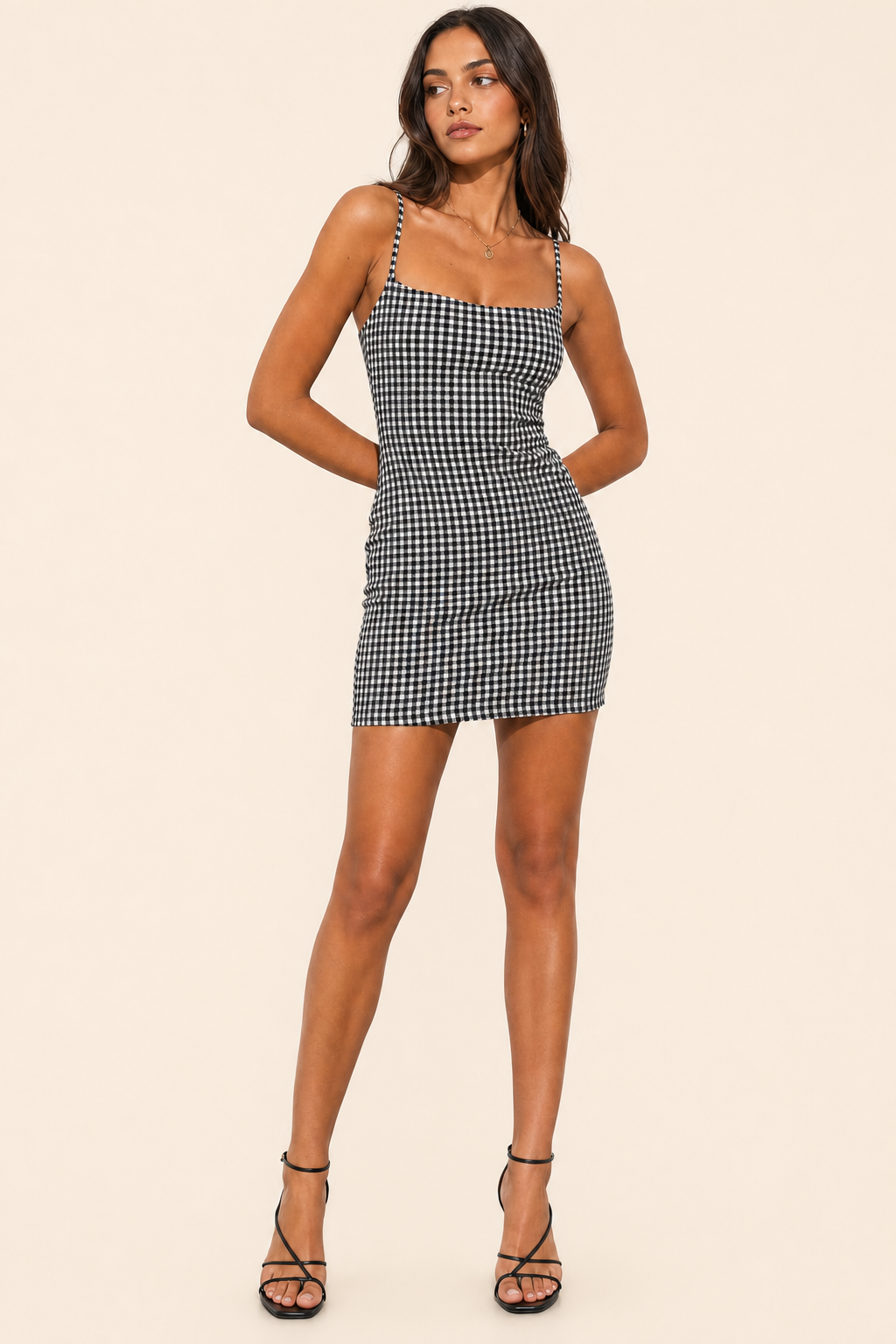CÉCILE | Gingham Mini-jurk