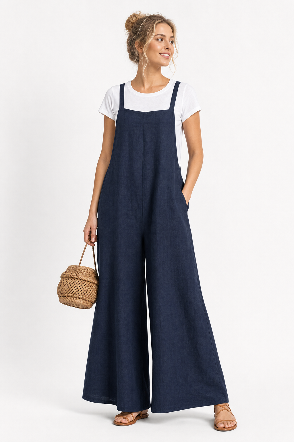 NINA | Linnen Jumpsuit
