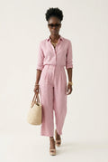 MAYA | Dames set met lange mouwen en wijde enkelhoge pantalon