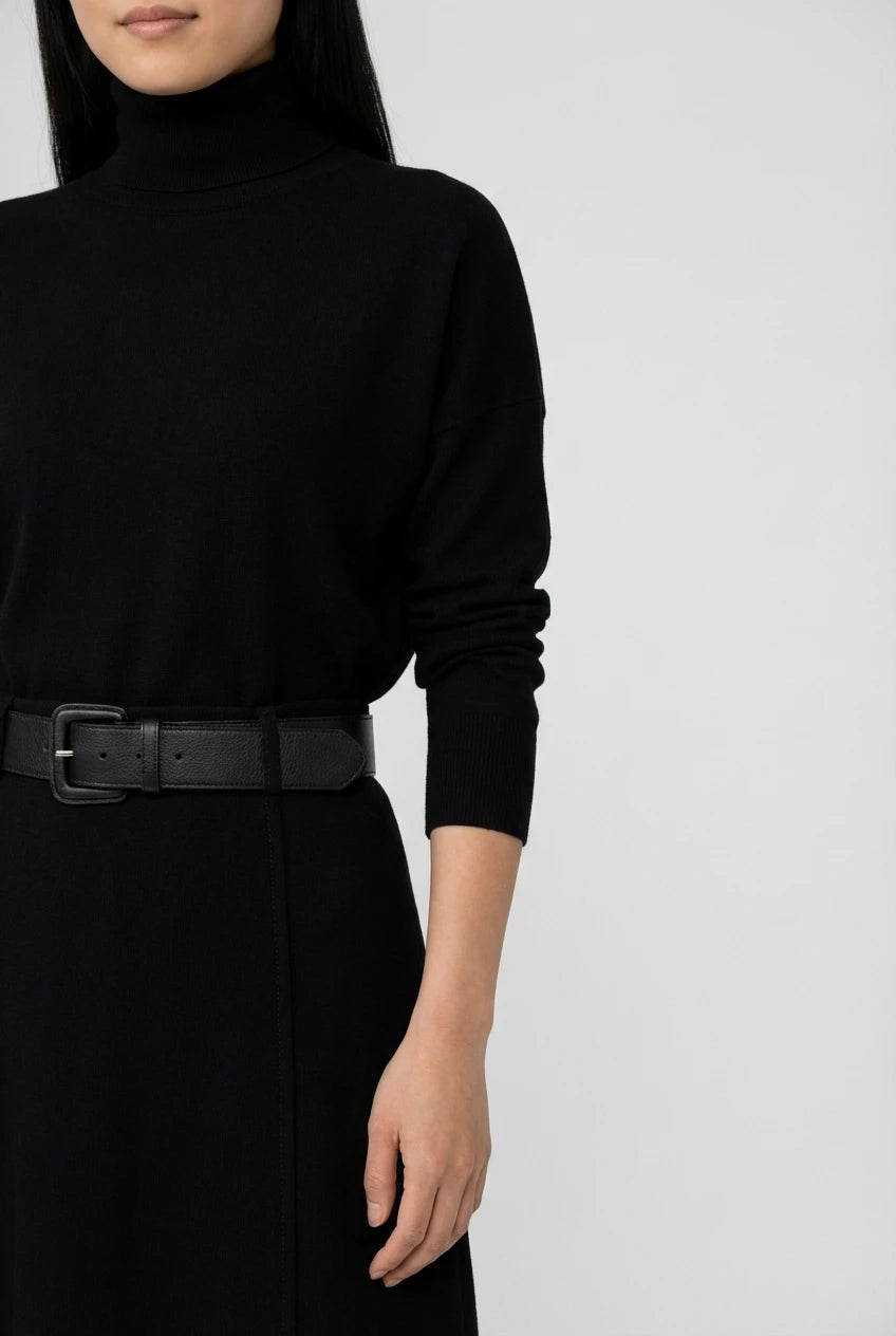 ELENA | Elegante hooggetailleerde broek met wijde pijpen