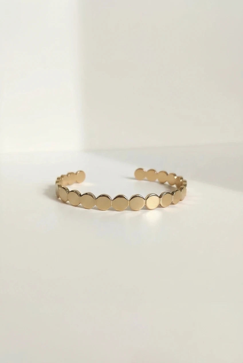 Ring met tarweblad design — 18k verguld