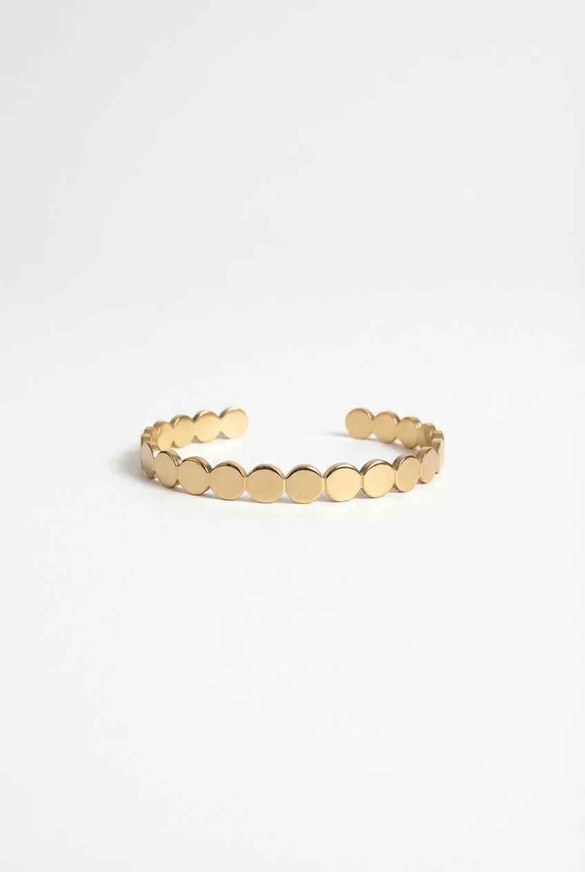 Ring met tarweblad design — 18k verguld