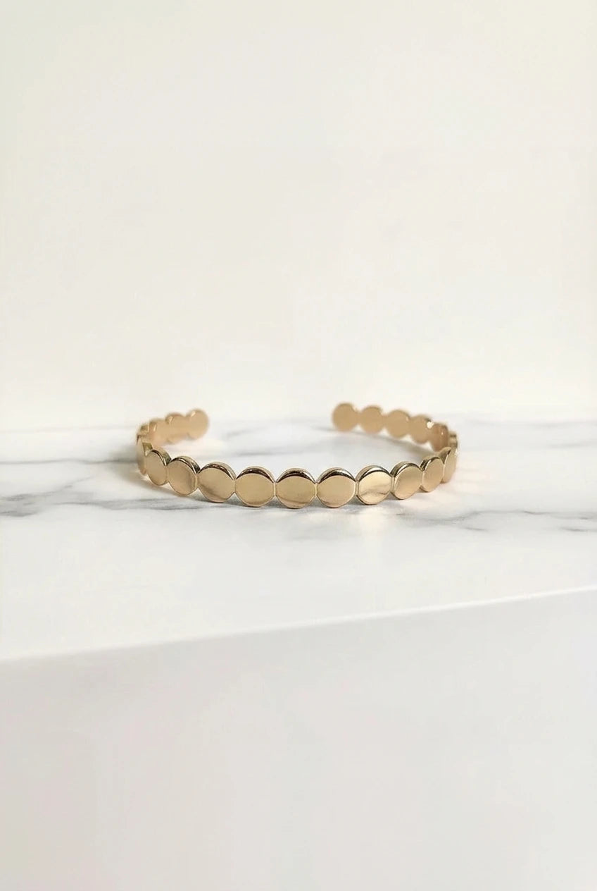 Ring met tarweblad design — 18k verguld