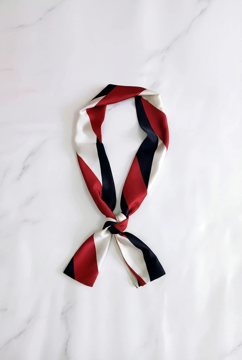 Dubbelzijdig sjaaltje met zijde-effect