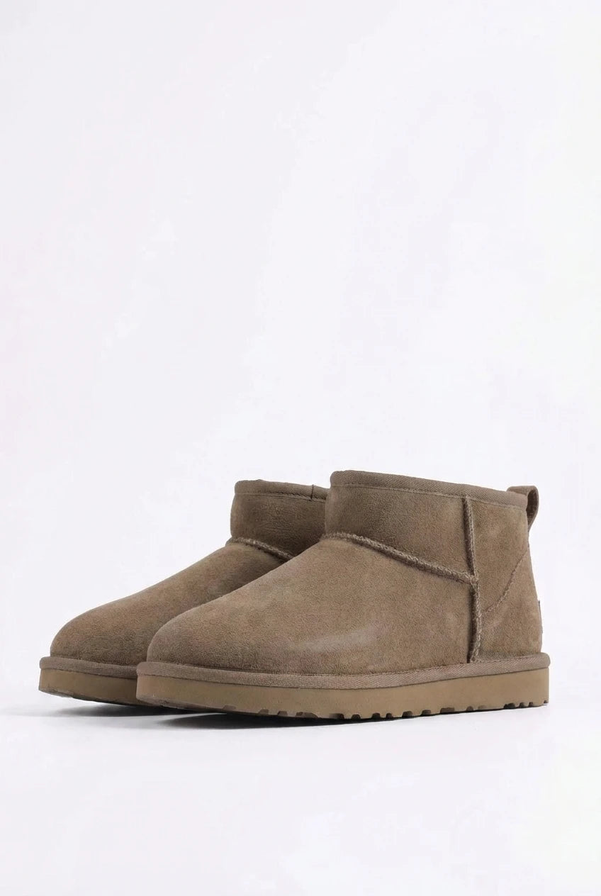 NORA | Warme enkellaarsjes - gevoerd suede-look